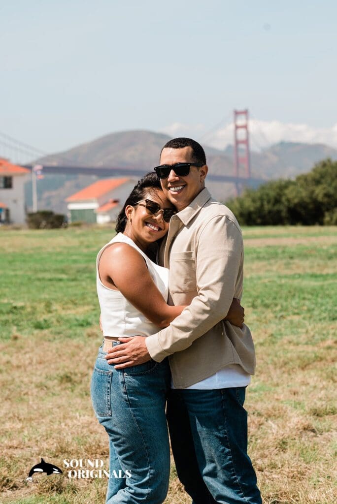 Crissy Field engagement photography by San Francisco Wedding Photography & Videography, one of the 24 Best Places for Engagement Photos in San Francisco