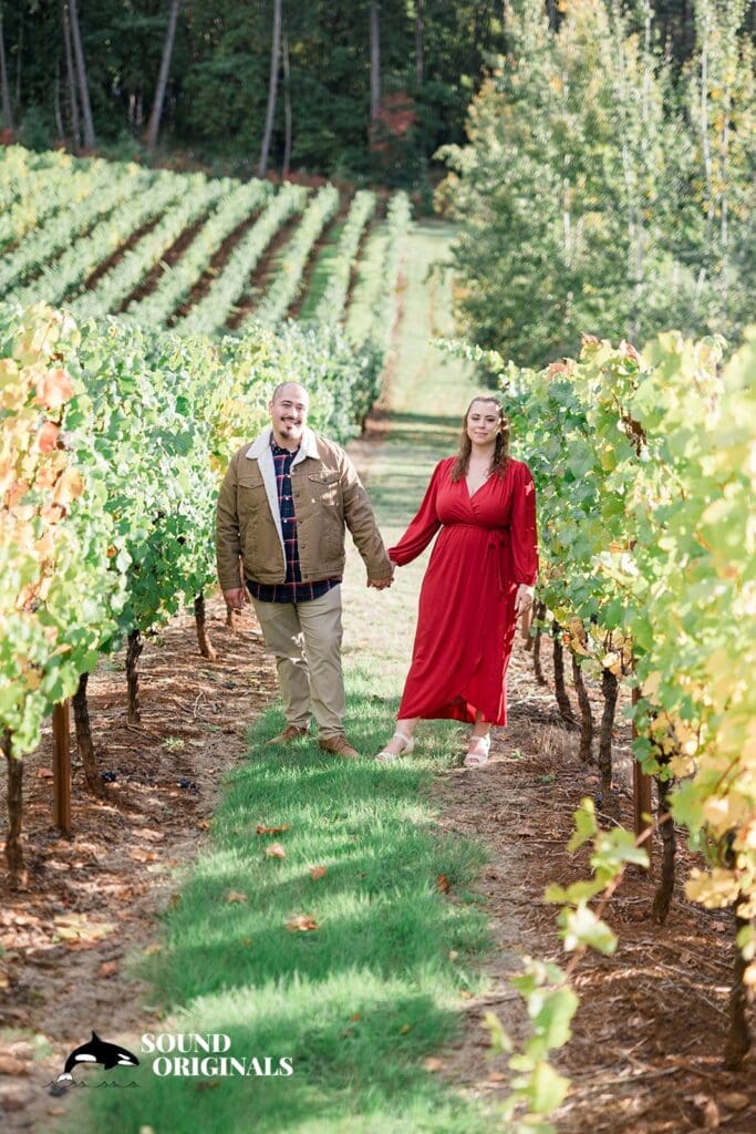 Eola Hills Wine Cellars Engagement // Aaron + Brianna -