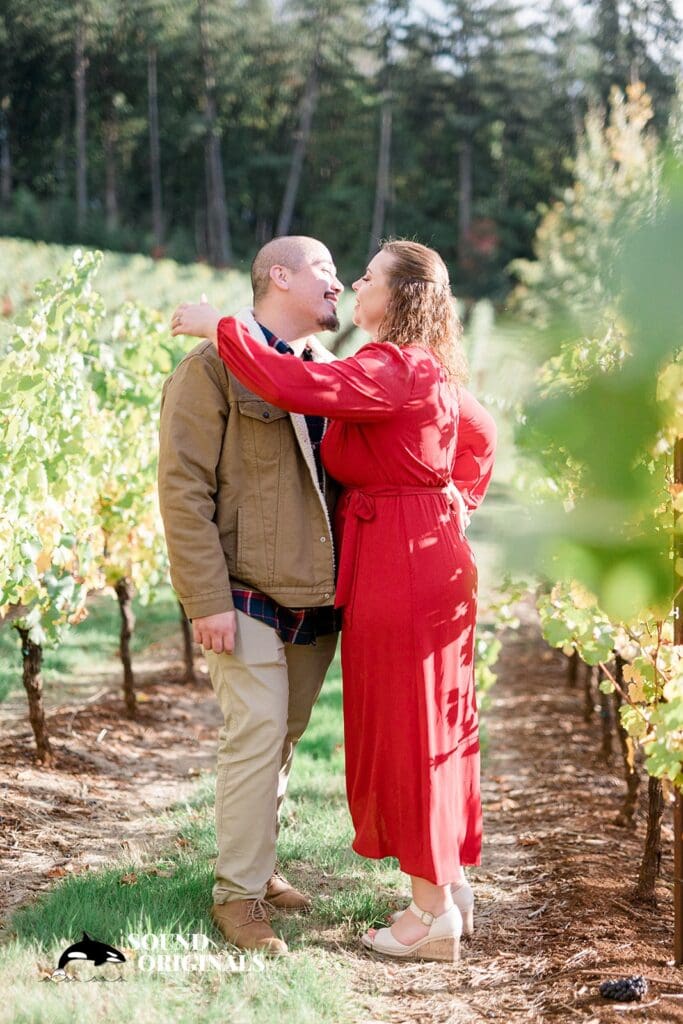 Eola Hills Wine Cellars Engagement // Aaron + Brianna -