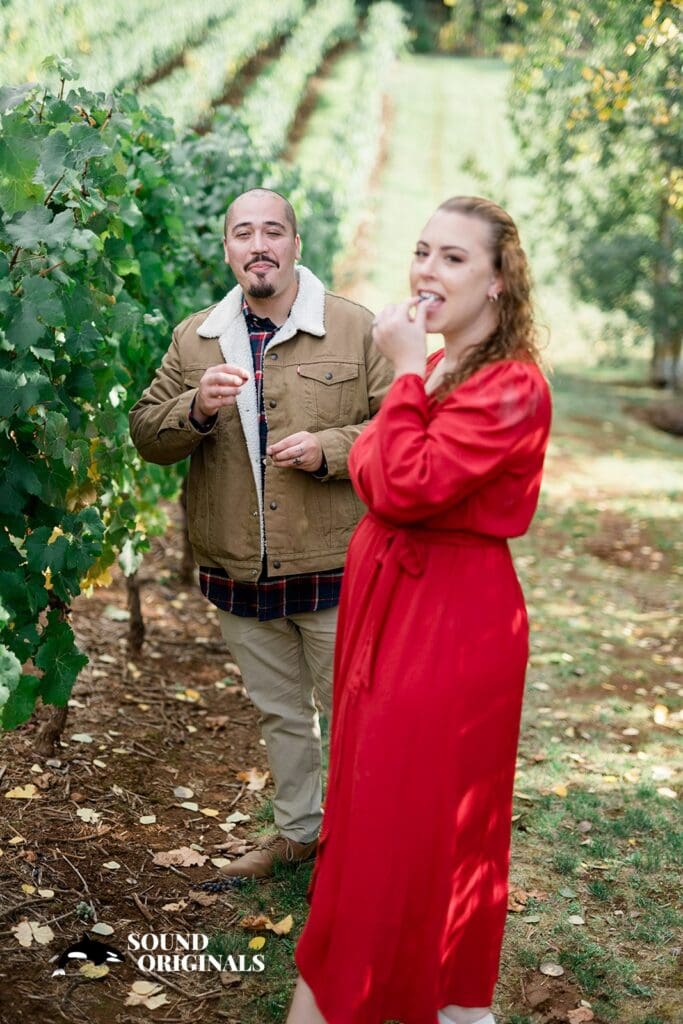 Eola Hills Wine Cellars Engagement // Aaron + Brianna -