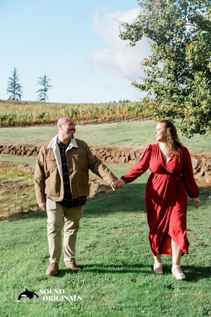 Eola Hills Wine Cellars Engagement // Aaron + Brianna -