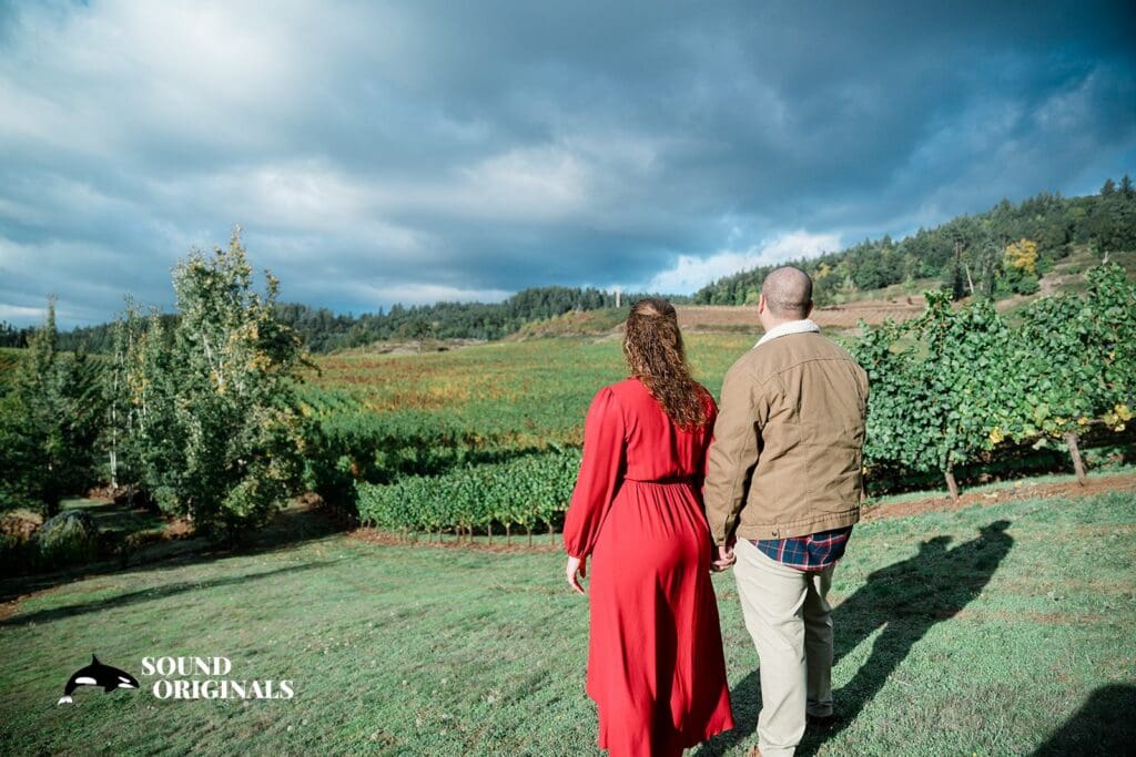 Eola Hills Wine Cellars Engagement // Aaron + Brianna -