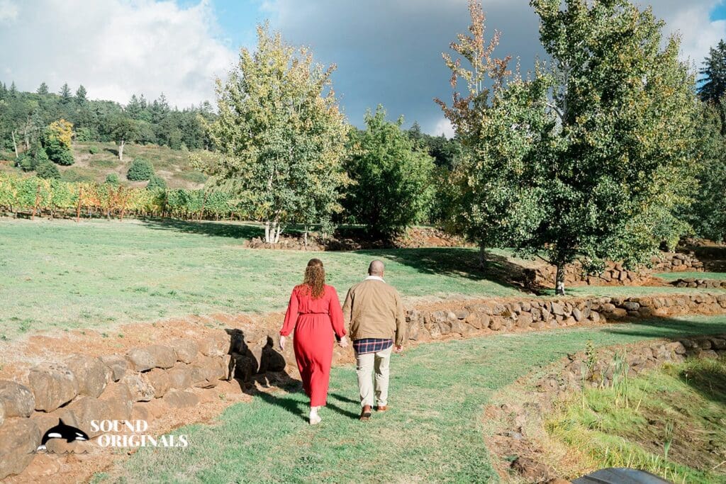 Eola Hills Wine Cellars Engagement // Aaron + Brianna -