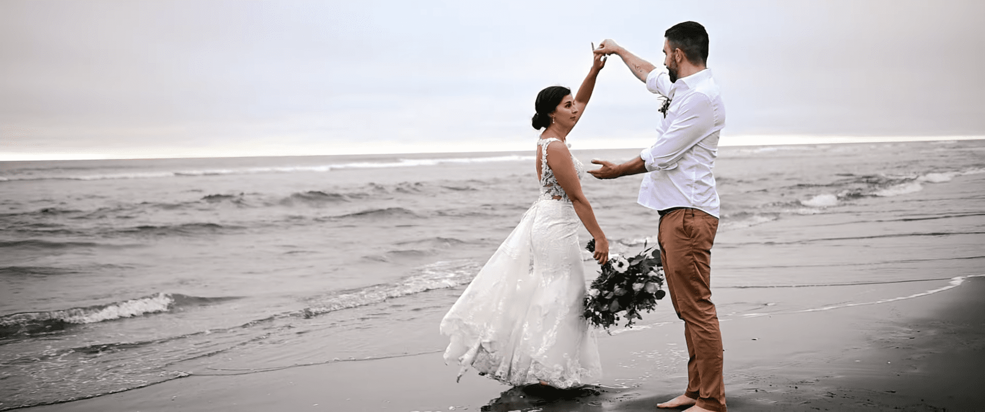 Ocean Shores Wedding Video // Jenny & Brydon -