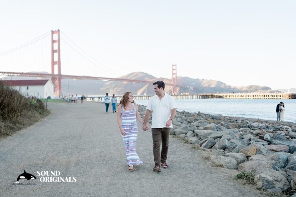 Crissy Field engagement photography by San Francisco Wedding Photography & Videography, one of the 24 Best Places for Engagement Photos in San Francisco