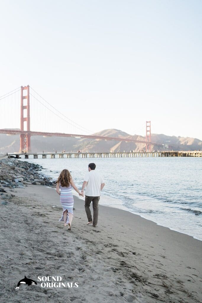 Crissy Field engagement photography by San Francisco Wedding Photography & Videography, one of the 24 Best Places for Engagement Photos in San Francisco