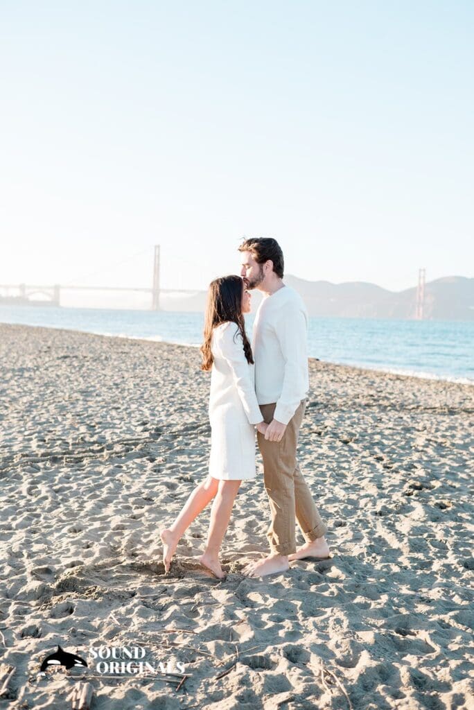 Crissy Field engagement photography by San Francisco Wedding Photography & Videography, one of the 24 Best Places for Engagement Photos in San Francisco