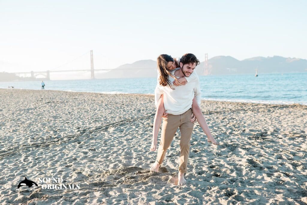 Crissy Field engagement photography by San Francisco Wedding Photography & Videography, one of the 24 Best Places for Engagement Photos in San Francisco