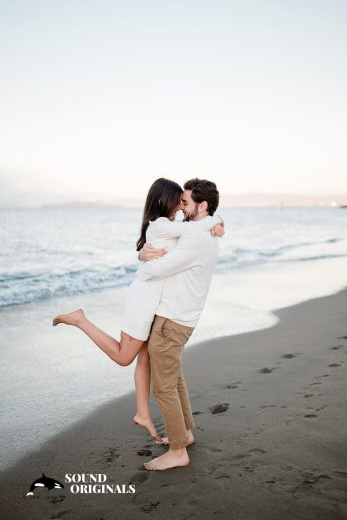 Crissy Field engagement photography by San Francisco Wedding Photography & Videography, one of the 24 Best Places for Engagement Photos in San Francisco
