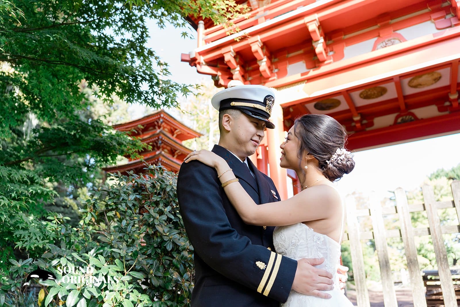 Japanese Tea Garden Engagement // Coreen + Austin -