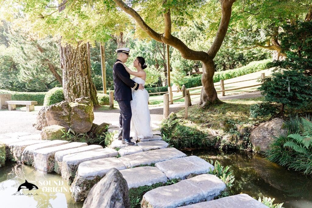 Japanese Tea Garden Engagement // Coreen & Austin -