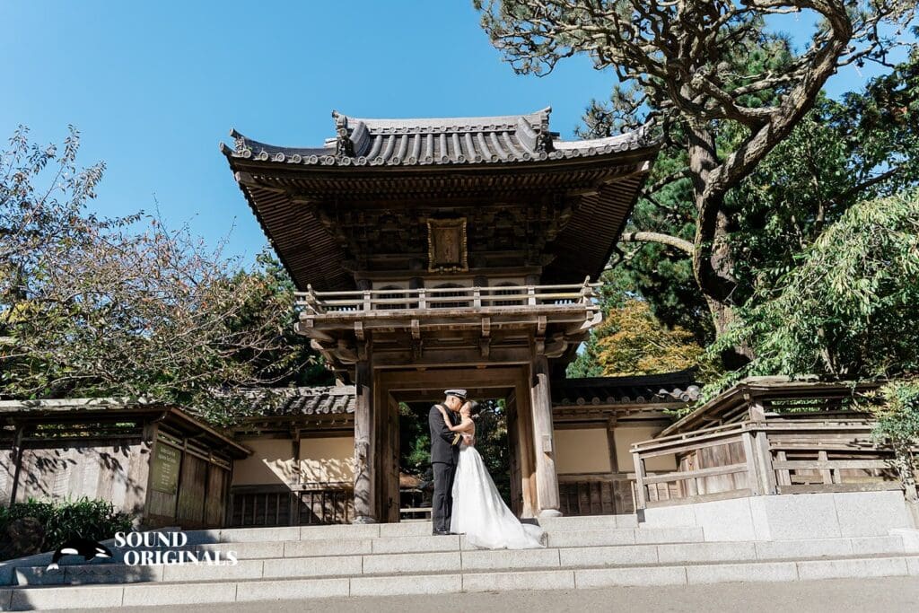 Japanese Tea Garden engagement photography by San Francisco Wedding Photography & Videography, one of the 24 Best Places for Engagement Photos in San Francisco