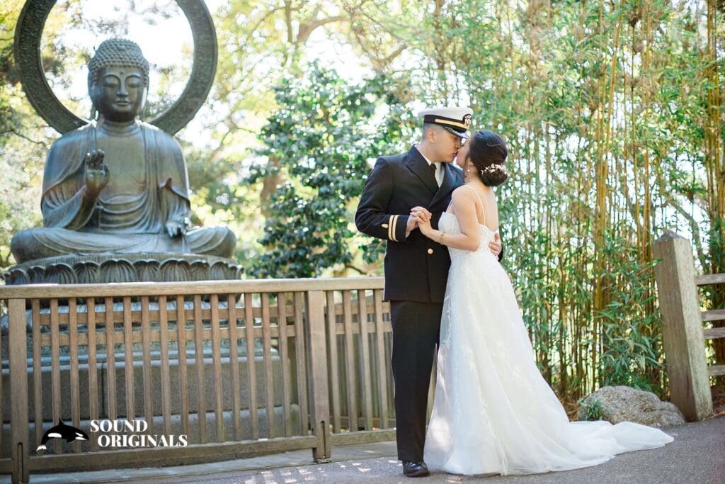 Japanese Tea Garden engagement photography by San Francisco Wedding Photography & Videography, one of the 24 Best Places for Engagement Photos in San Francisco