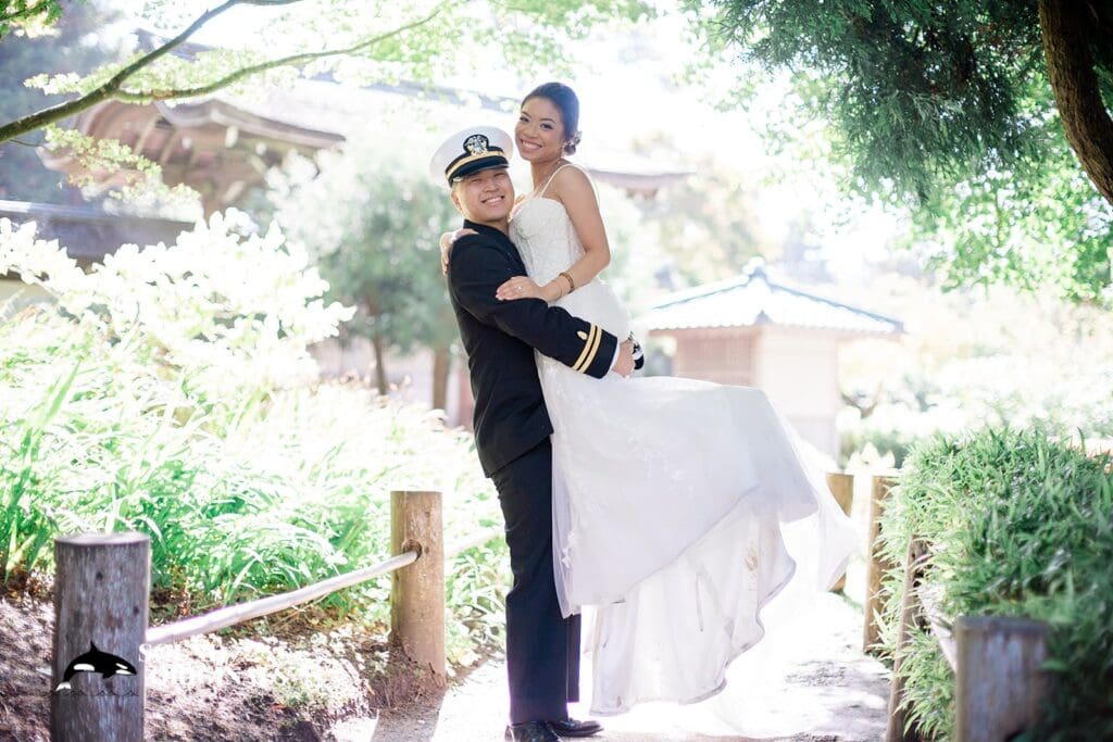Japanese Tea Garden Engagement // Coreen & Austin -