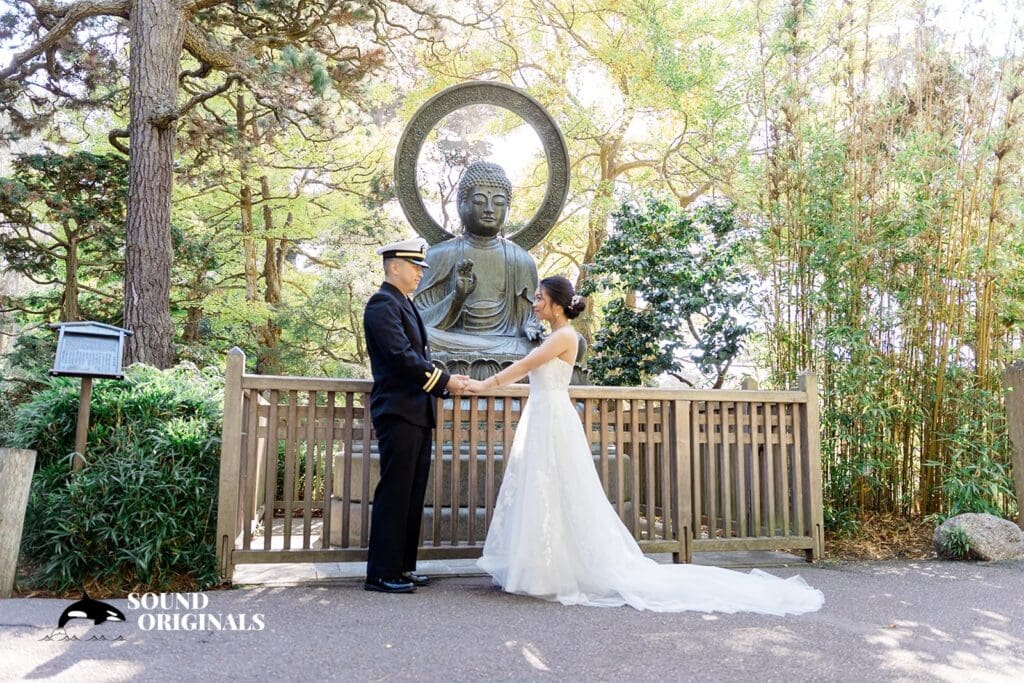 Japanese Tea Garden engagement photography by San Francisco Wedding Photography & Videography, one of the 24 Best Places for Engagement Photos in San Francisco
