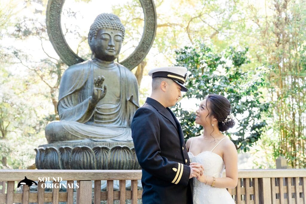 Japanese Tea Garden Engagement // Coreen & Austin -