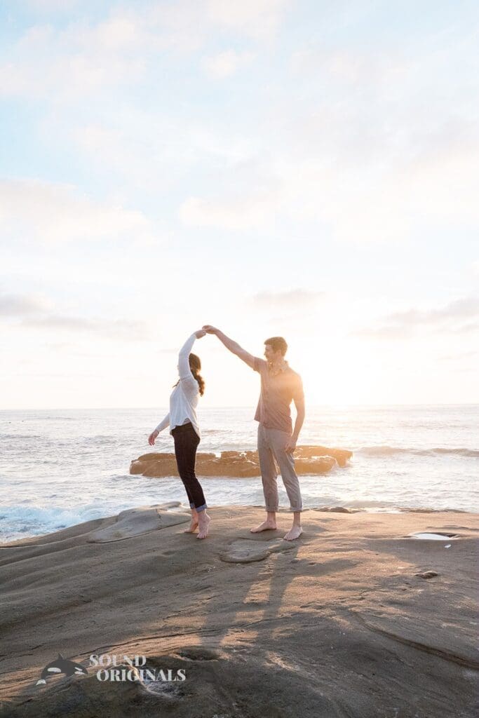 Windansea Beach Engagement // Leah + Timothy -