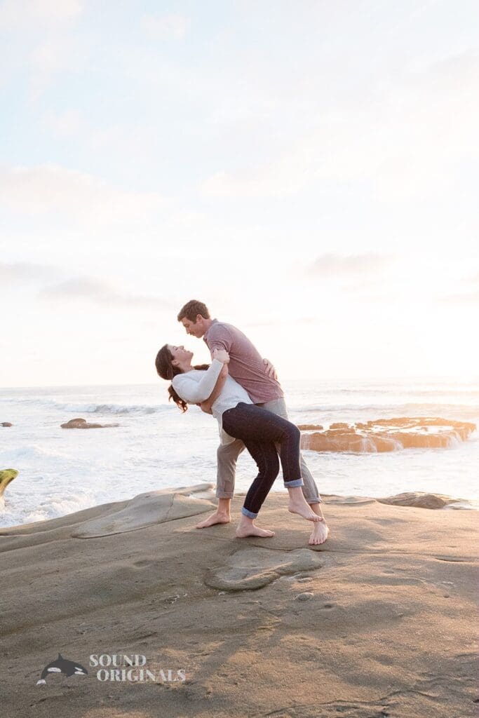 Windansea Beach Engagement // Leah + Timothy -