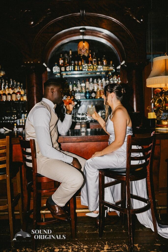 McMenamins Backstage Bar Engagement // Faith + Silvere -