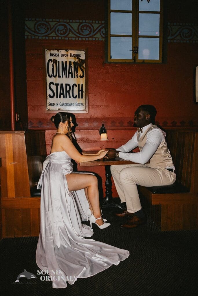 McMenamins Backstage Bar Engagement // Faith + Silvere -