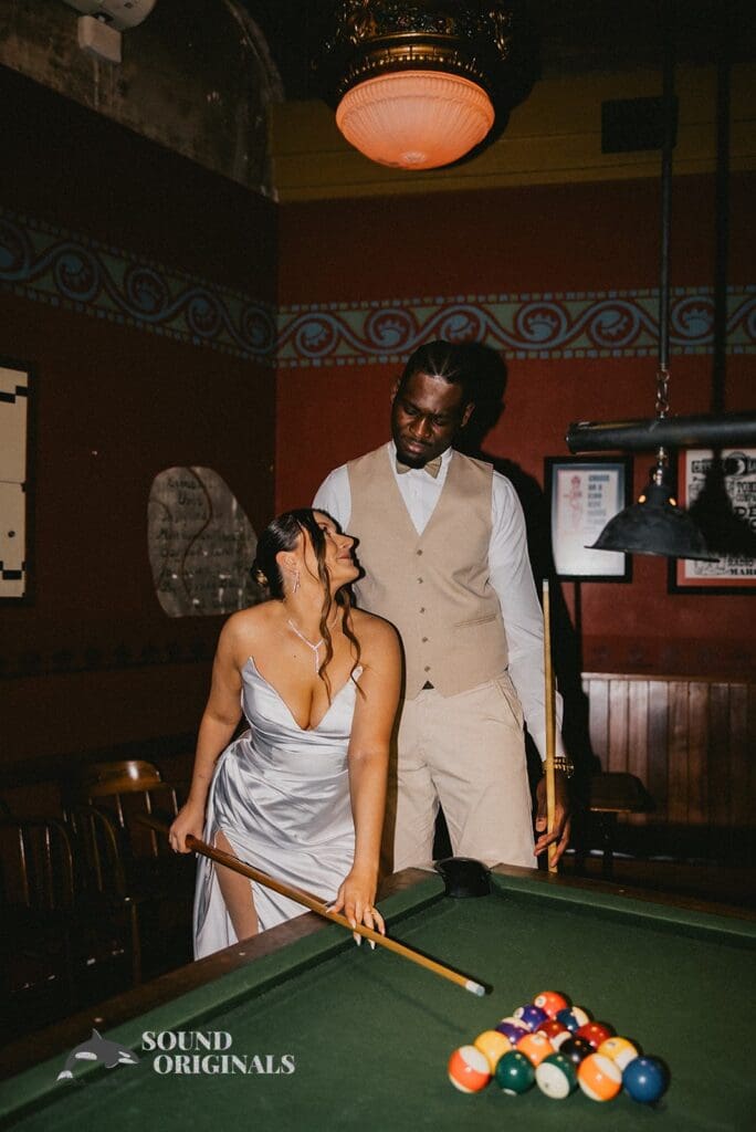 McMenamins Backstage Bar Engagement // Faith + Silvere -