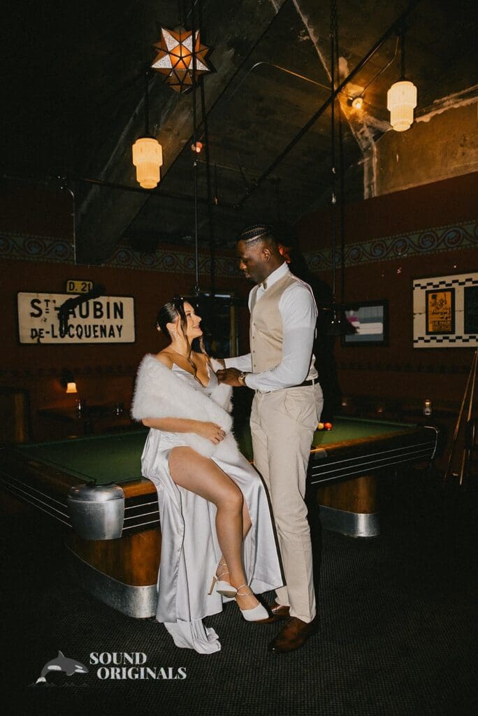 McMenamins Backstage Bar Engagement // Faith + Silvere -