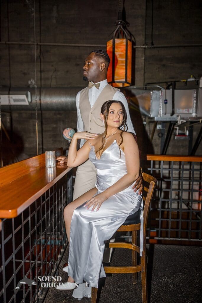 McMenamins Backstage Bar Engagement // Faith + Silvere -