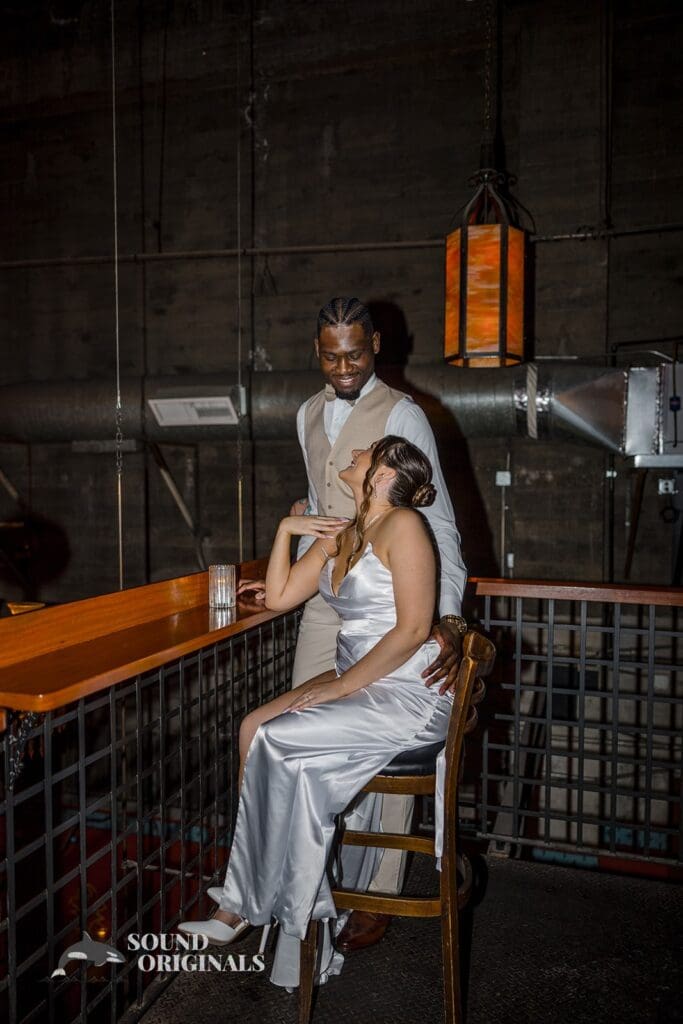 McMenamins Backstage Bar Engagement // Faith + Silvere -