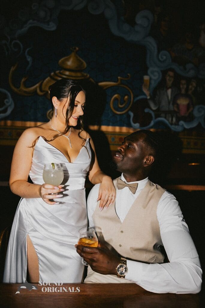 McMenamins Backstage Bar Engagement // Faith + Silvere -