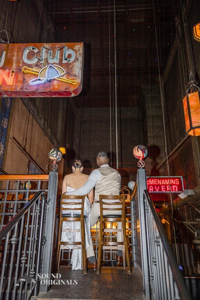 McMenamins Backstage Bar Engagement // Faith + Silvere -