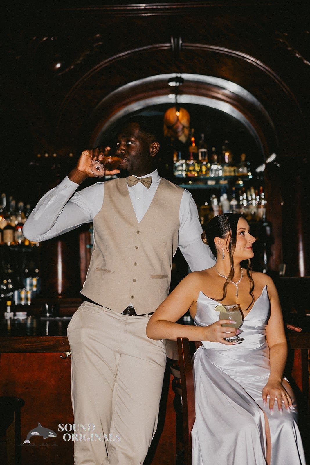 McMenamins Backstage Bar Engagement // Faith + Silvere -