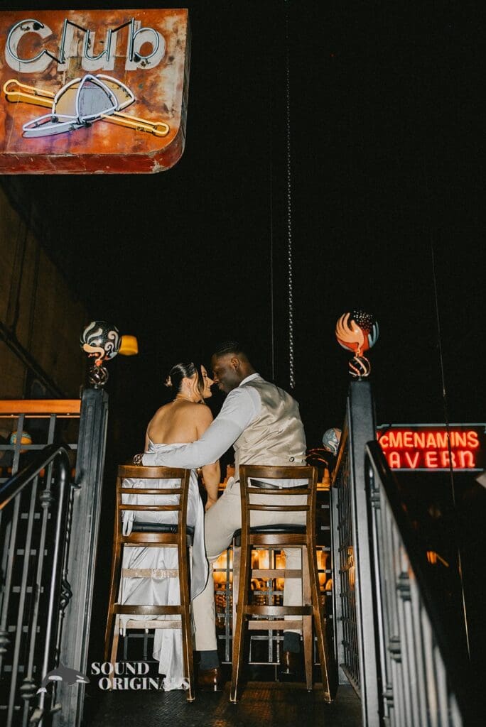 McMenamins Backstage Bar Engagement // Faith + Silvere -