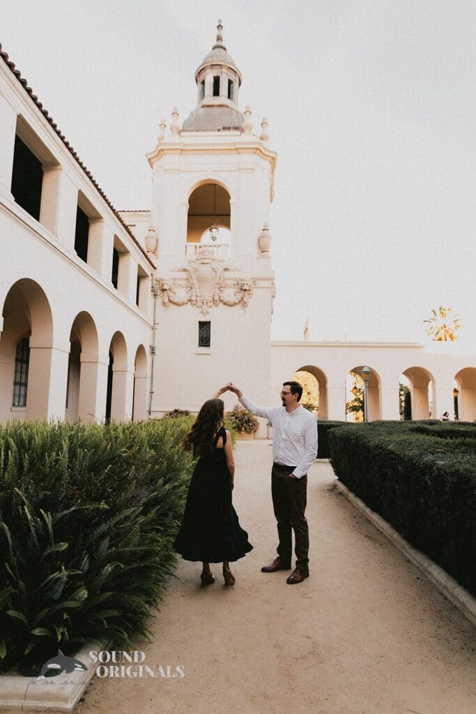 Pasadena City Hall Engagement // Emma + Alec -
