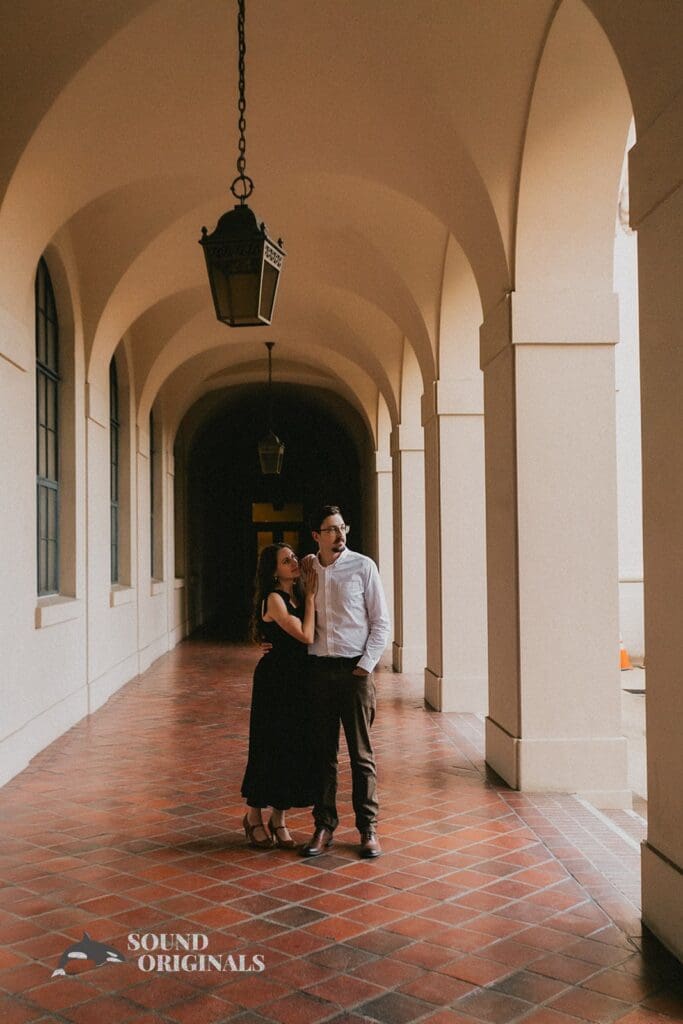 Pasadena City Hall Engagement // Emma + Alec -
