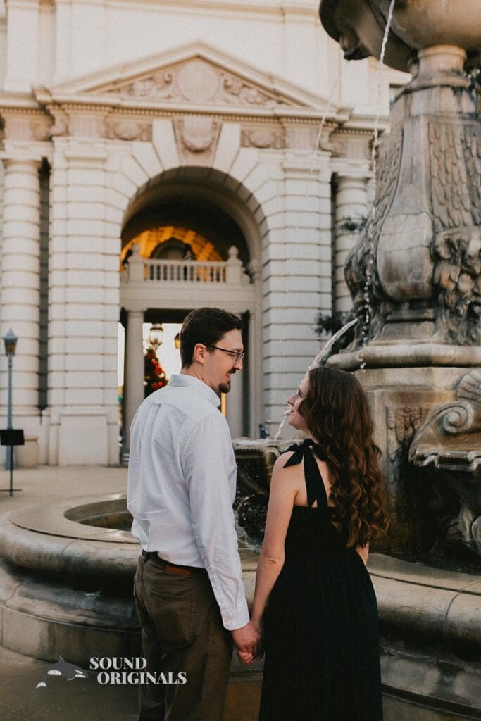 Pasadena City Hall Engagement // Emma + Alec -