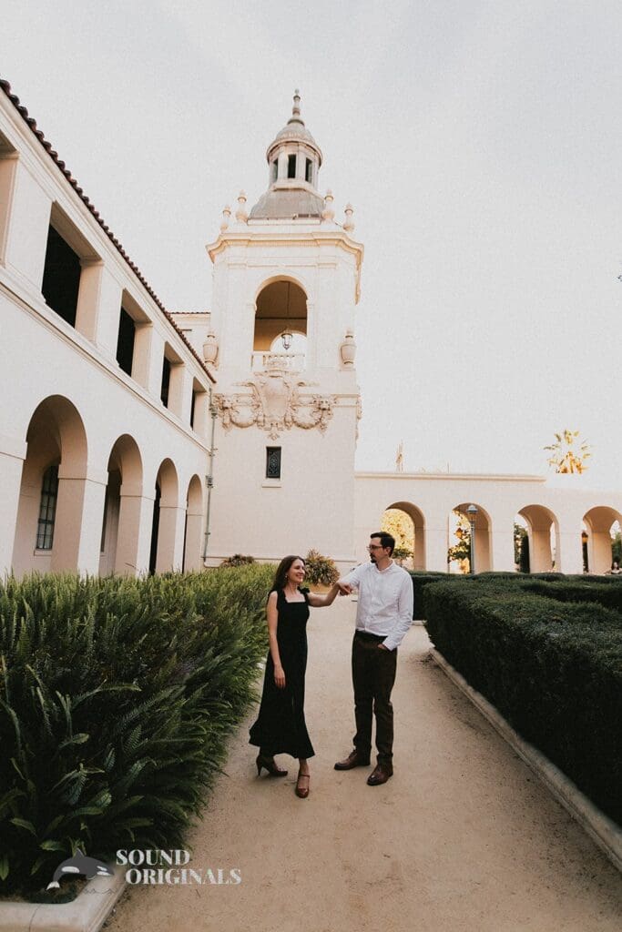 Pasadena City Hall Engagement // Emma + Alec -