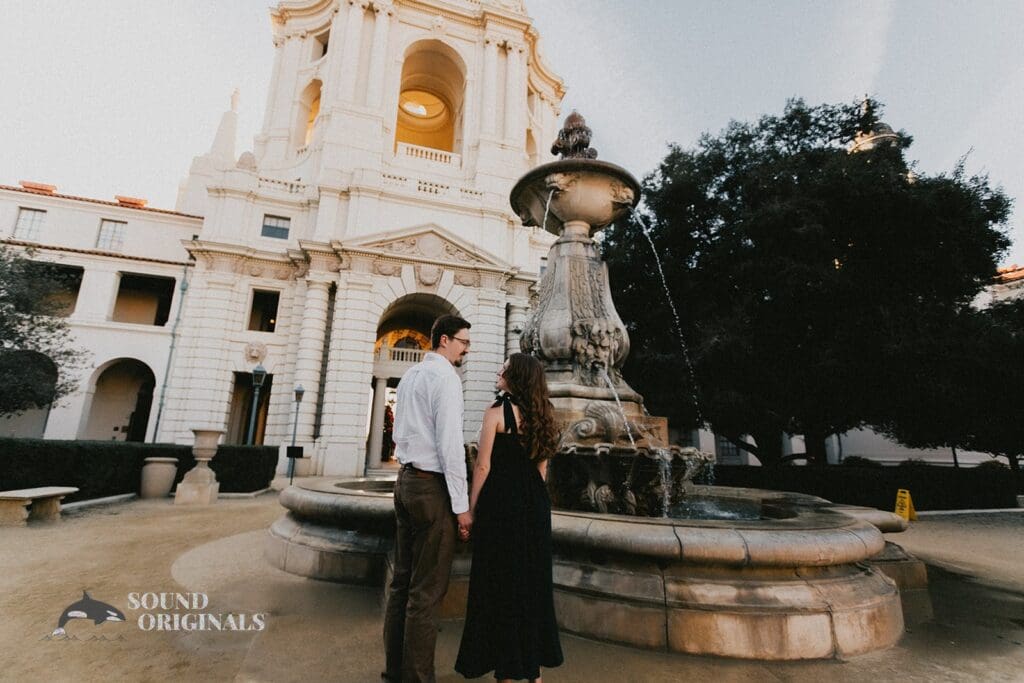 Pasadena City Hall Engagement // Emma + Alec -