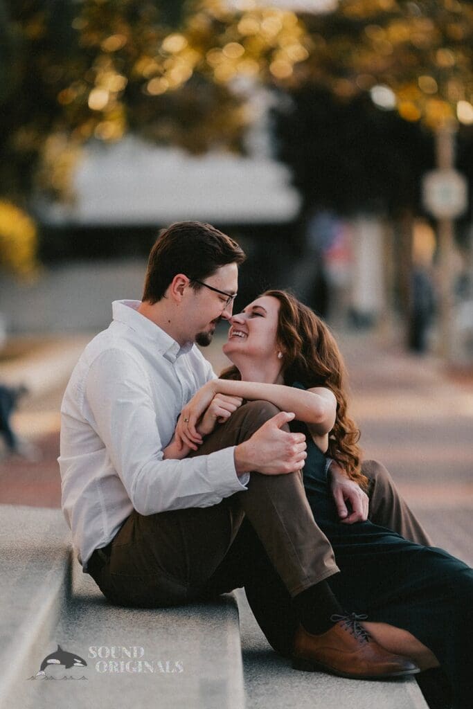 Pasadena City Hall Engagement // Emma + Alec -