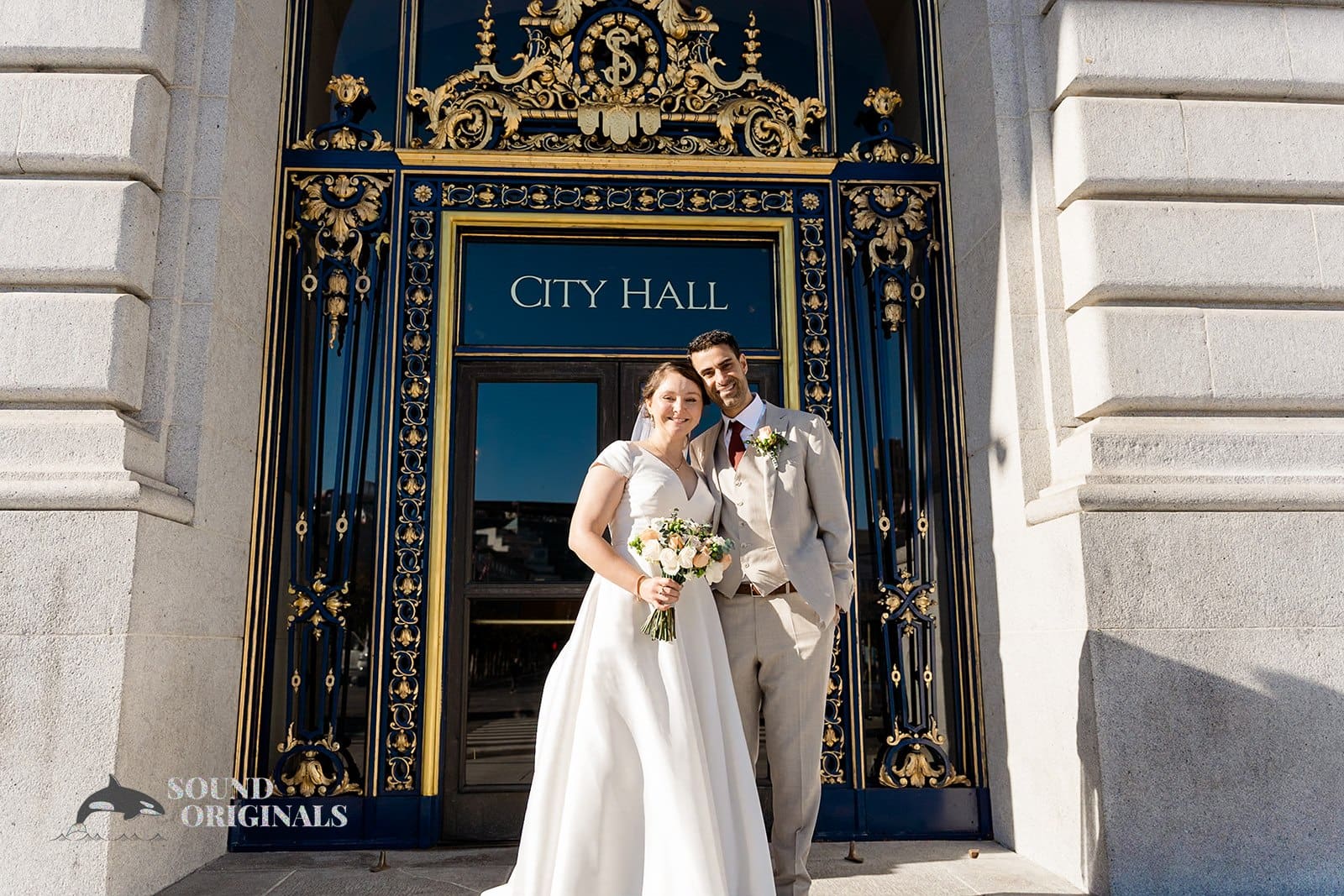 SF City Hall Wedding // Erica + Samuel -