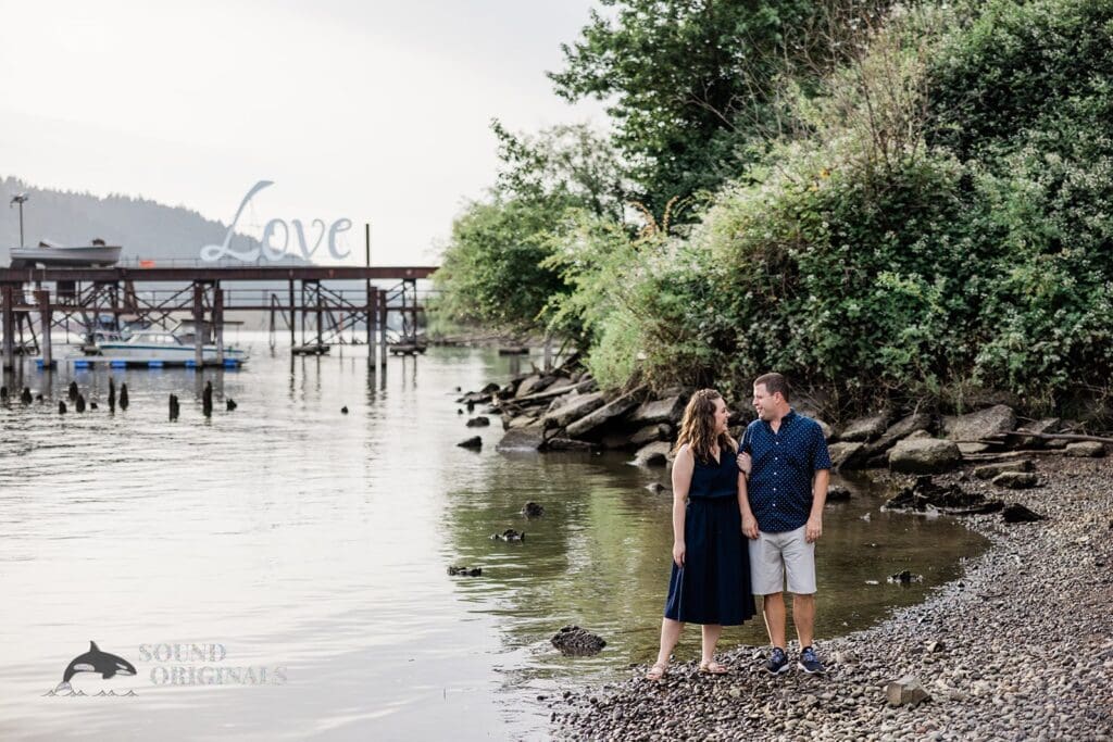 Cathedral Park Engagement // Emily + Nick -