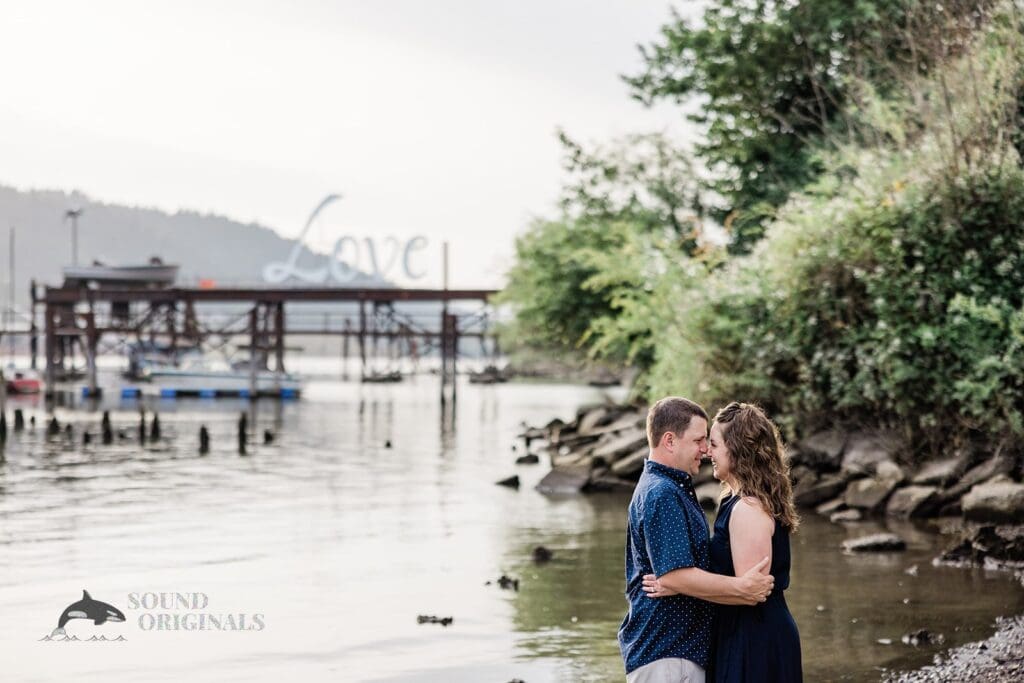 Cathedral Park Engagement // Emily + Nick -