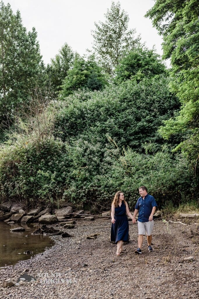 Cathedral Park Engagement // Emily + Nick -