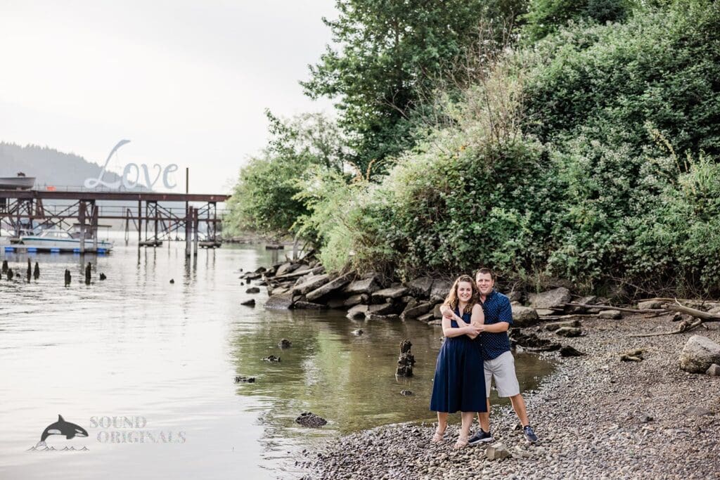 Cathedral Park Engagement // Emily + Nick -