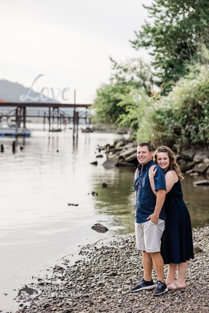 Cathedral Park Engagement // Emily + Nick -
