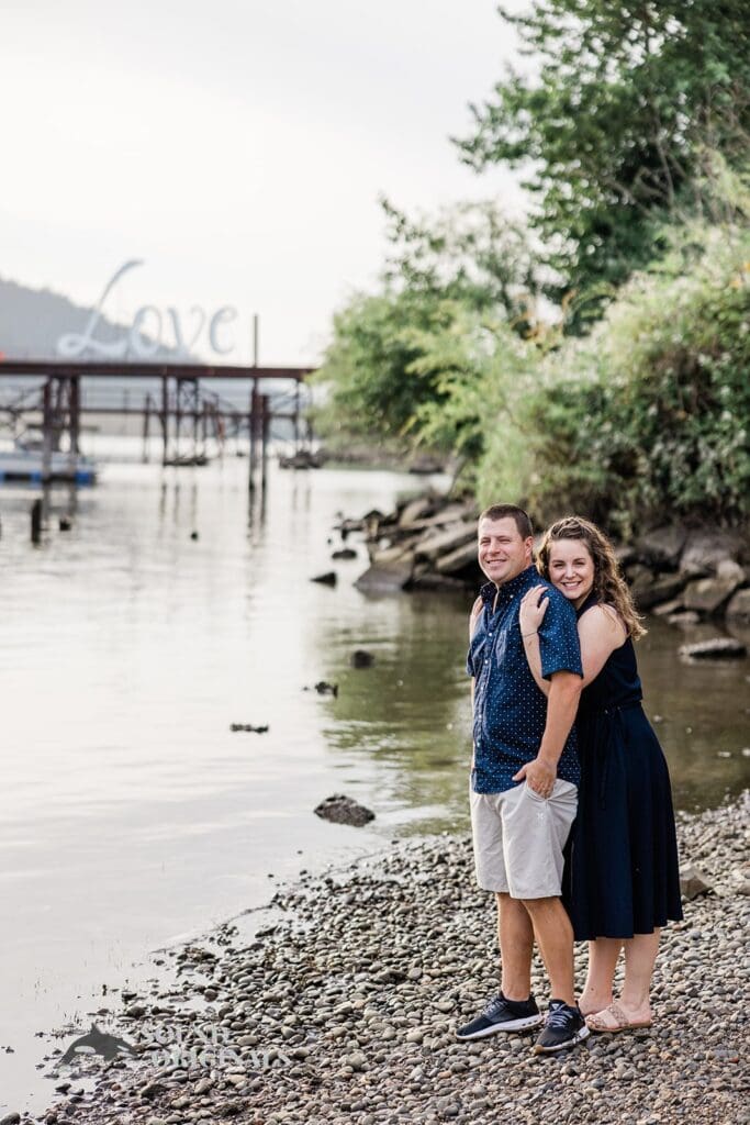 Cathedral Park Engagement // Emily + Nick -