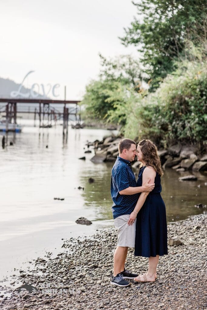 Cathedral Park Engagement // Emily + Nick -