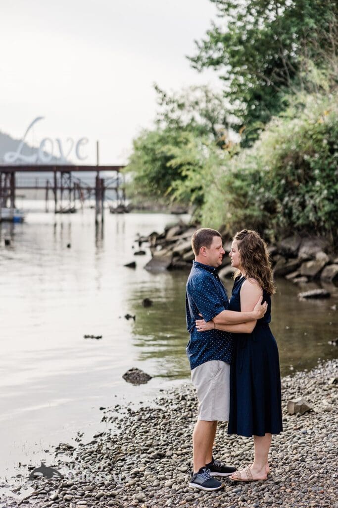 Cathedral Park Engagement // Emily + Nick -