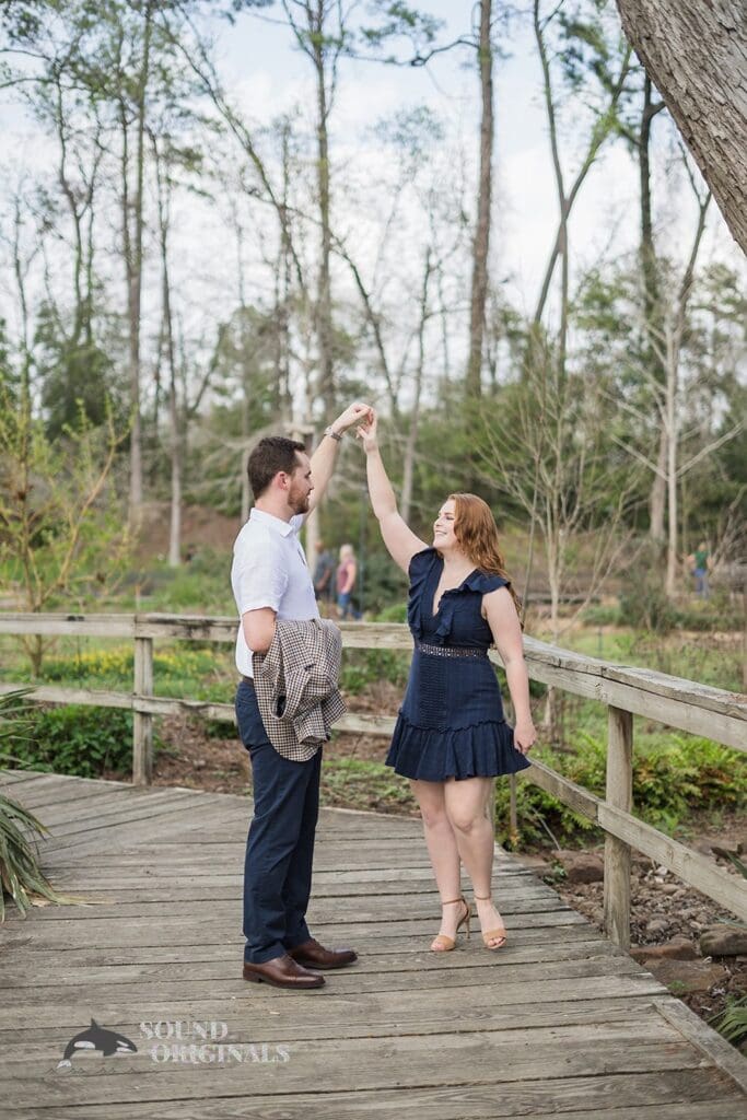 Mercer Botanic Gardens Engagement // Briana + Nolan -
