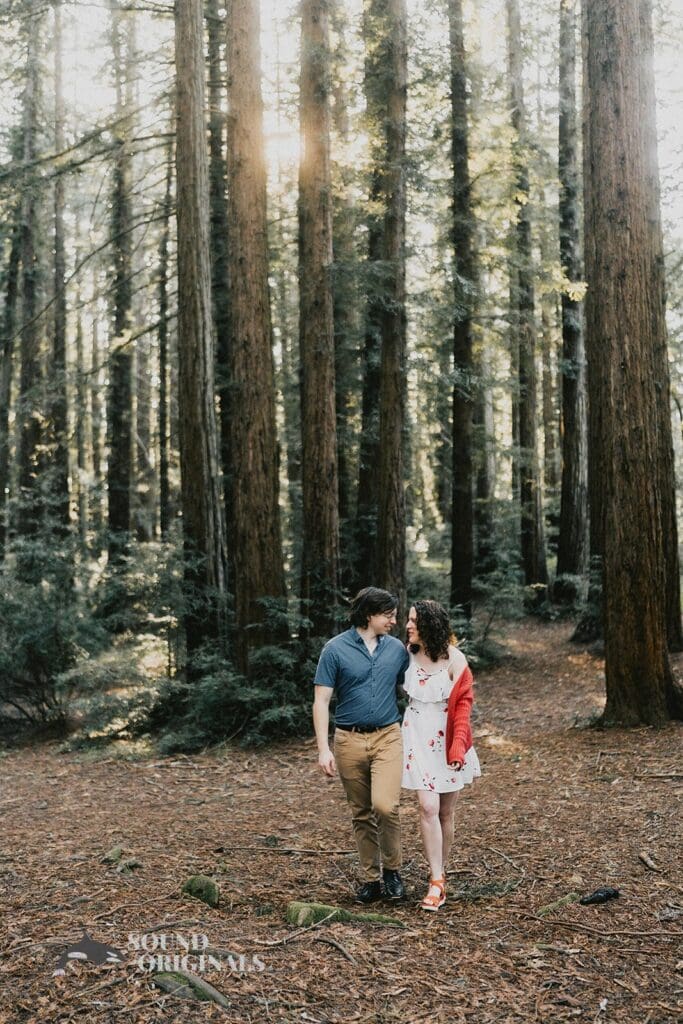 Reinhardt Redwood Regional Park Engagement // Jacob + Lizzy -