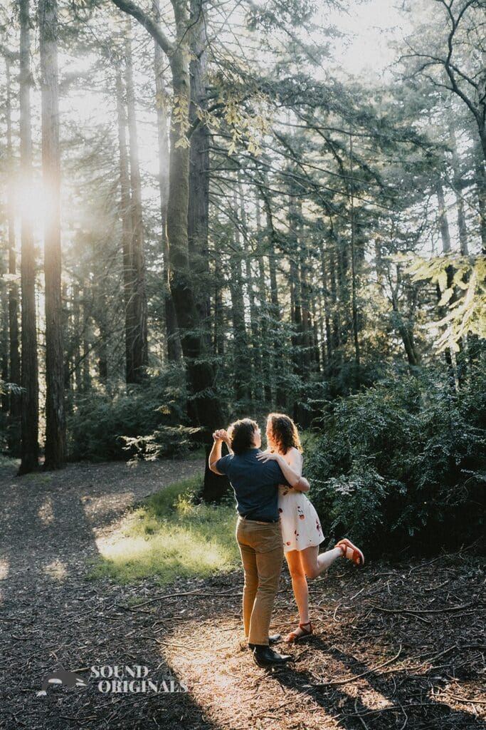 Reinhardt Redwood Regional Park Engagement // Jacob + Lizzy -